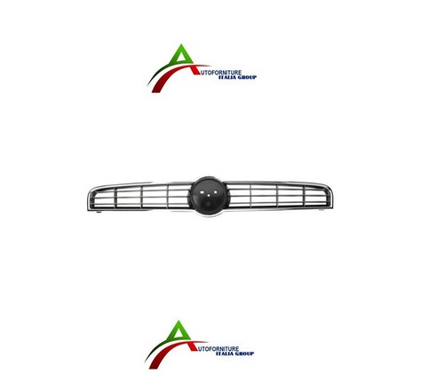 Dunkelgraue kühlergrill mit - kühlergrill,